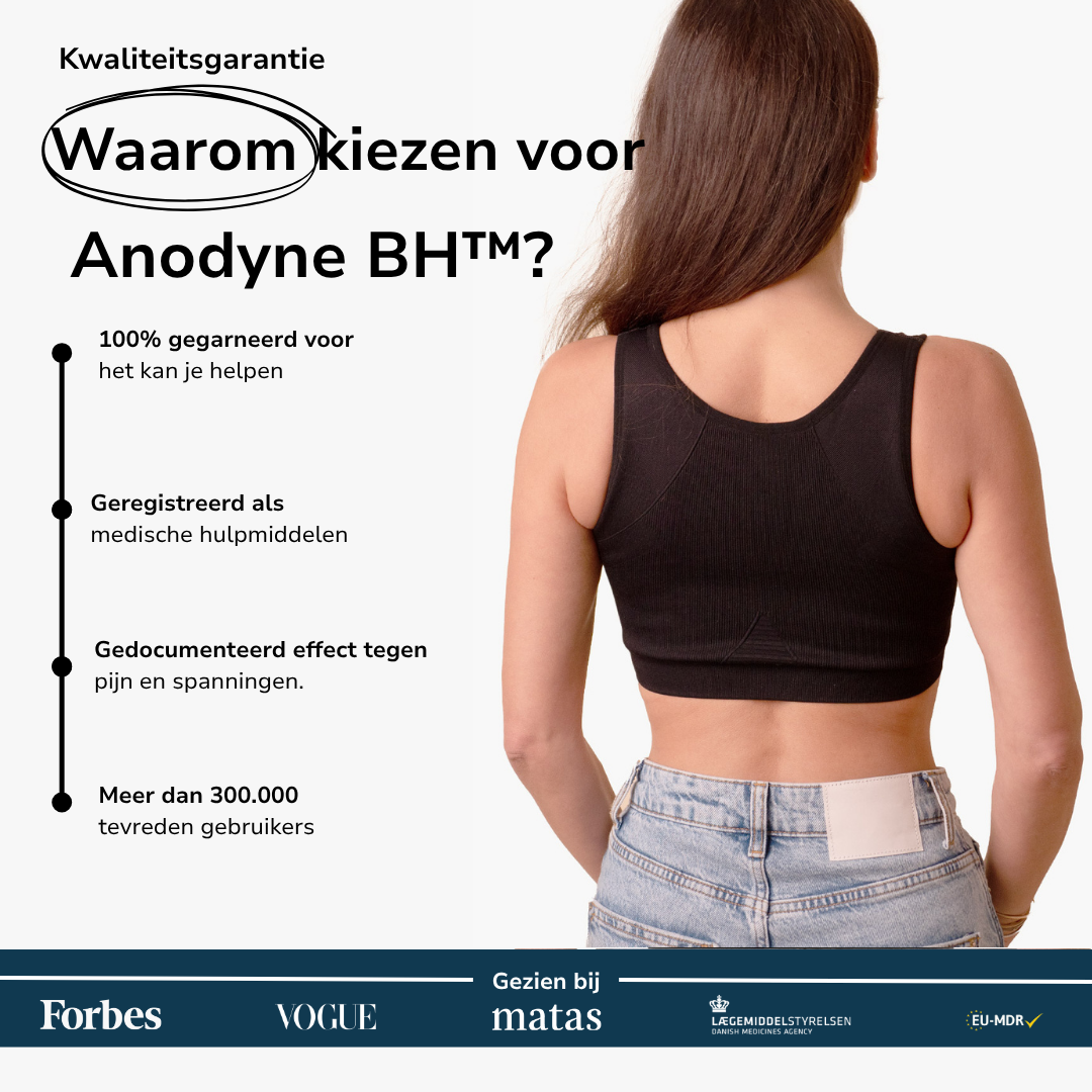 Anodyne® houdingsbeha - Zwart
