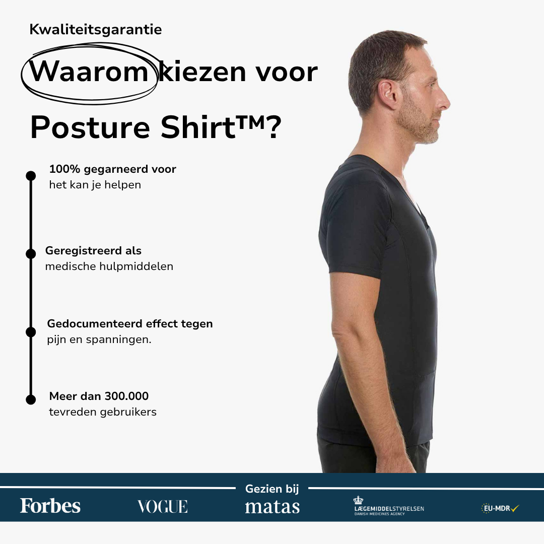 Men's Posture Shirt™ - Zwart