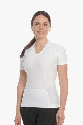 wit houding corrigerend shirt voor vrouwen