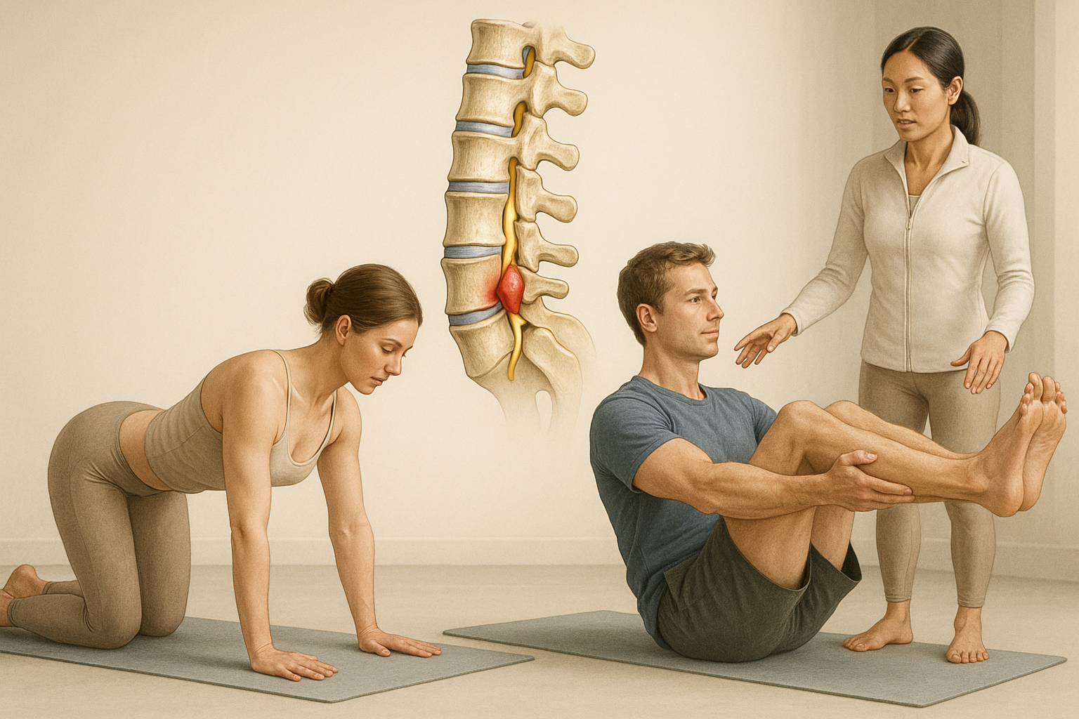 Yoga oefeningen voor verlichting bij hernia: ontdek de kracht van zachte bewegingen