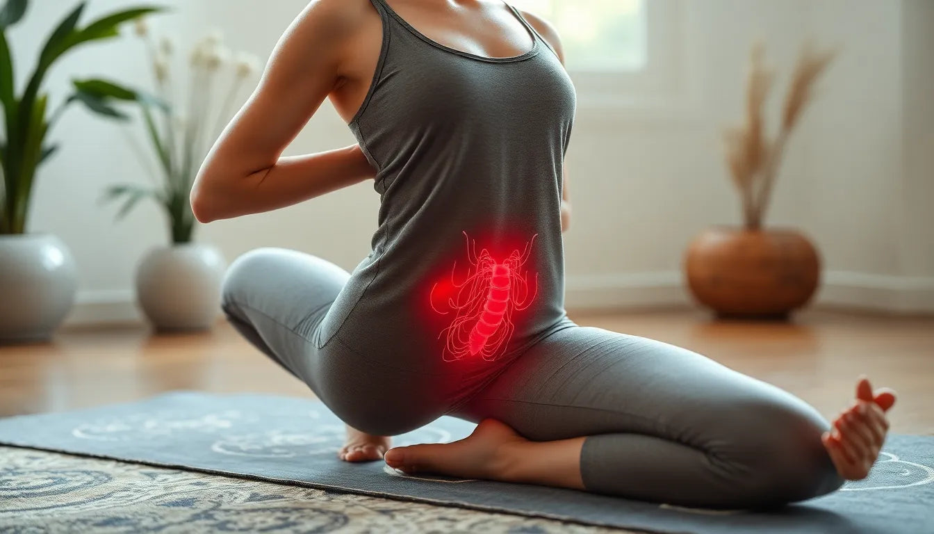 Ontdek yoga oefeningen die rugpijn verlichten voor de oefenlezer