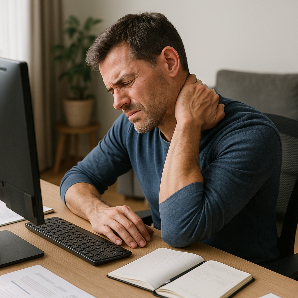 Verlicht je nek- en schouderpijn met slimme ergonomische oplossingen
