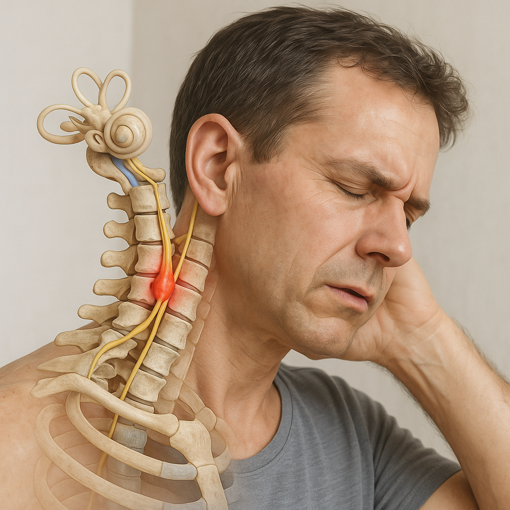 Wanneer een beknelde zenuw in je nek je wereld op zijn kop zet