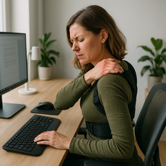 Verlicht pijn in de bovenrug met slimme ergonomische oplossingen van Anodyne