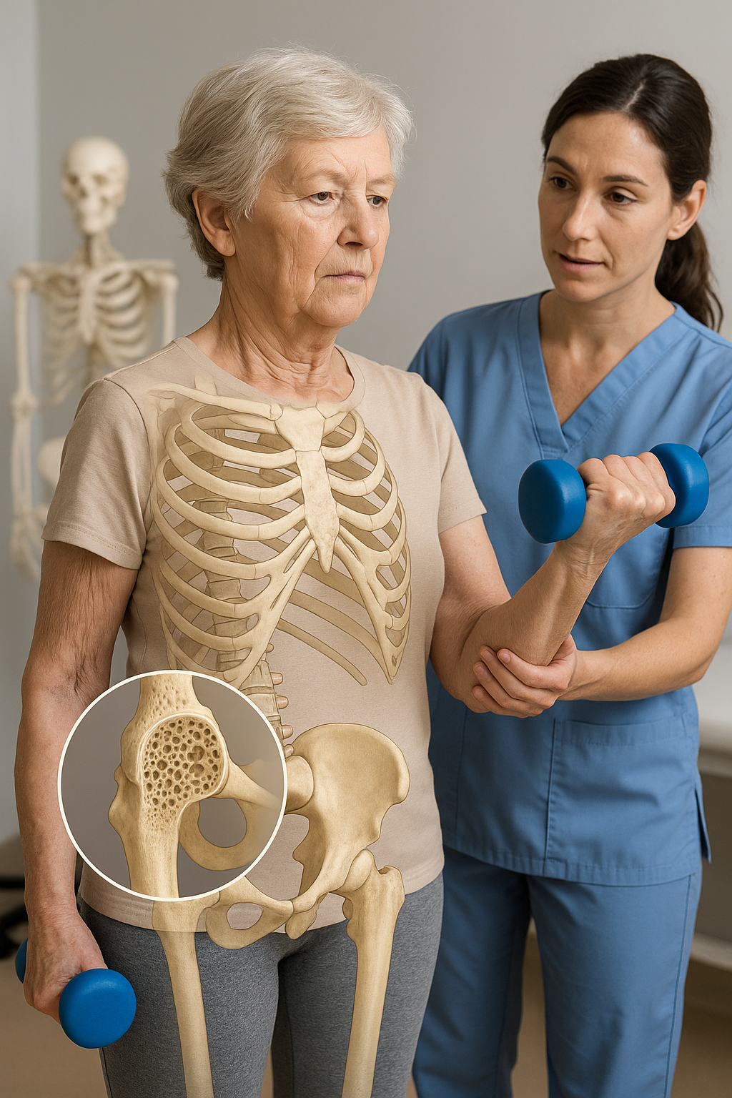 Krachttraining als sleutel tot sterkere botten bij osteoporose