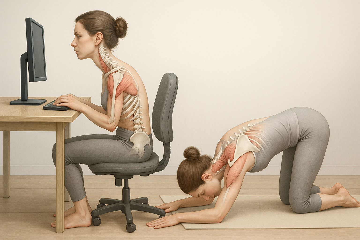 Ontspan je nek en schouders met deze effectieve yoga oefeningen