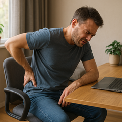 Rugpijn bij zitten? Ontdek de verrassende oorzaken en oplossingen