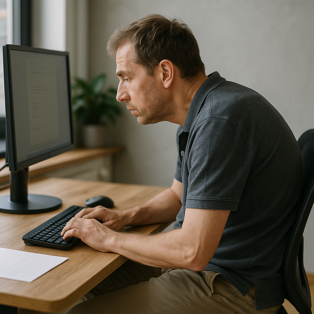 Ronde rug voorkomen: ontdek hoe ergonomie je houding kan verbeteren