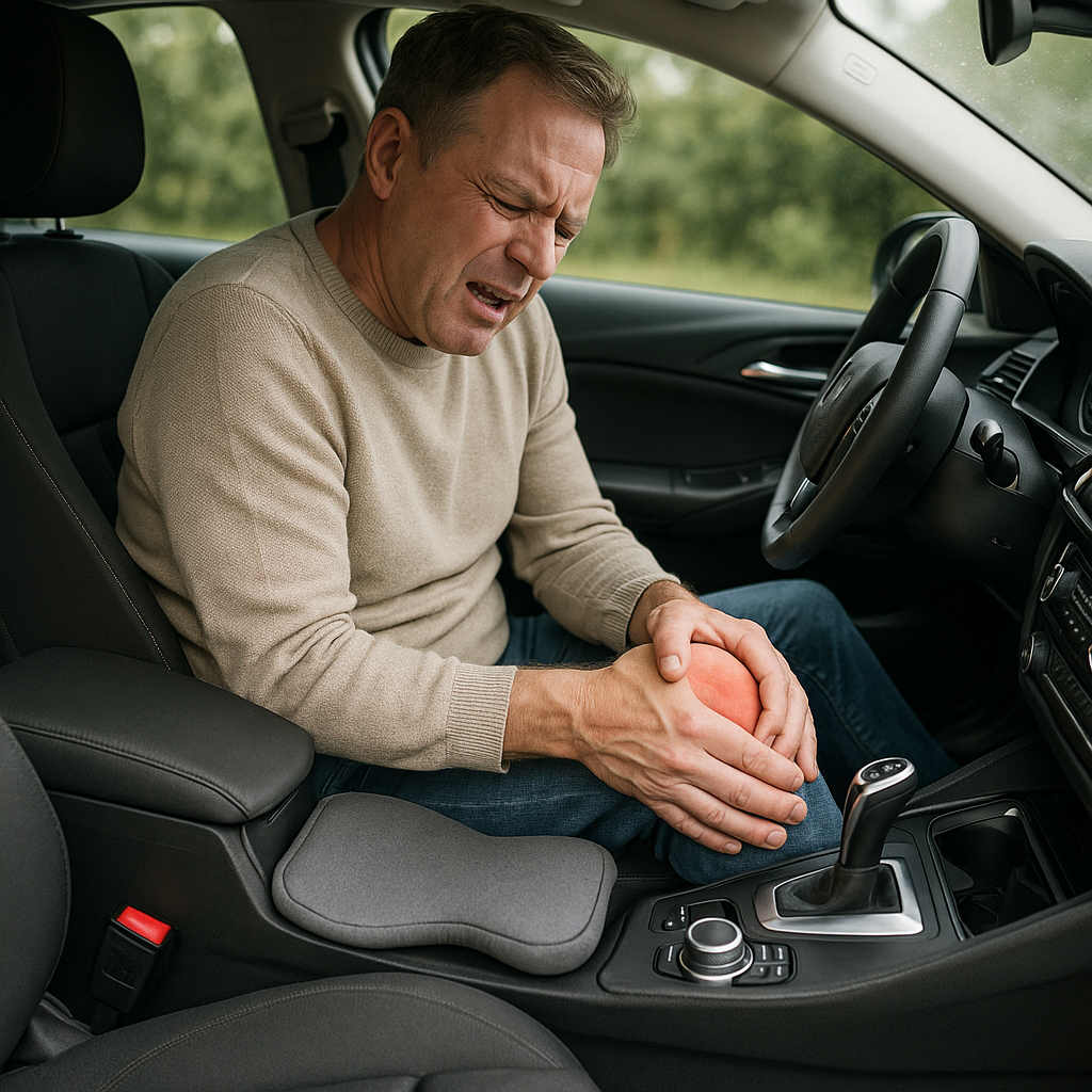 Zeg vaarwel tegen kniepijn tijdens het autorijden met deze eenvoudige tips