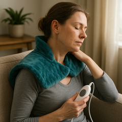 Zeg vaarwel tegen nekpijn met ons warmtekussen