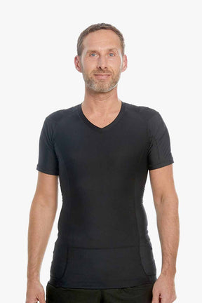 houdingsshirt voor mannen - zwart