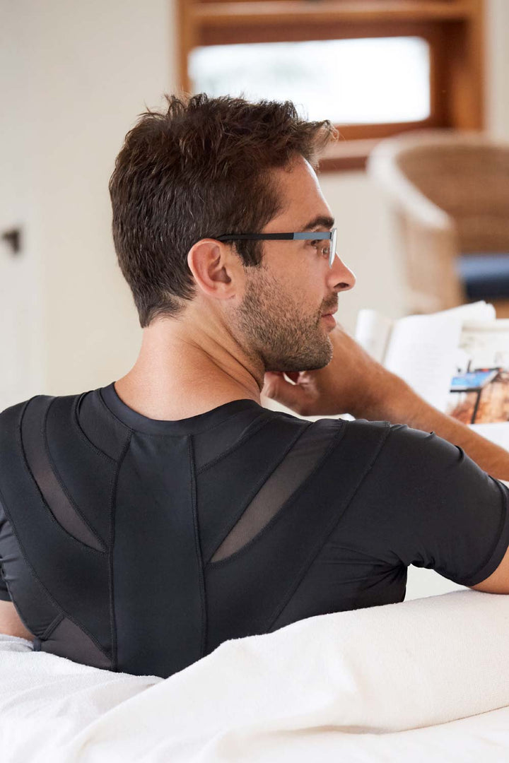 Men's Posture Shirt™ Zipper - Zwart