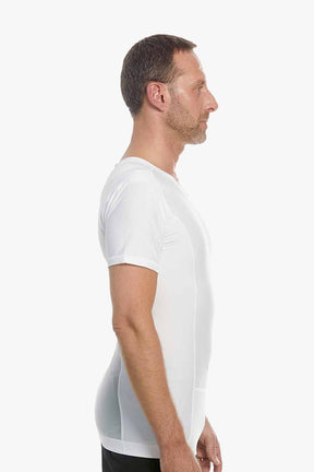houdingsshirt voor mannen met rits