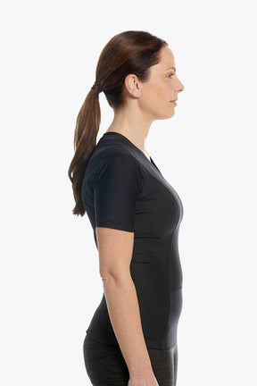 DEMO | Women's Posture Shirt™ Zipper - Zwart