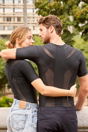 Women's Posture Shirt™ Zipper - Zwart