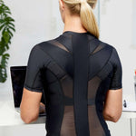 Women's Posture Shirt™ Zipper - Zwart