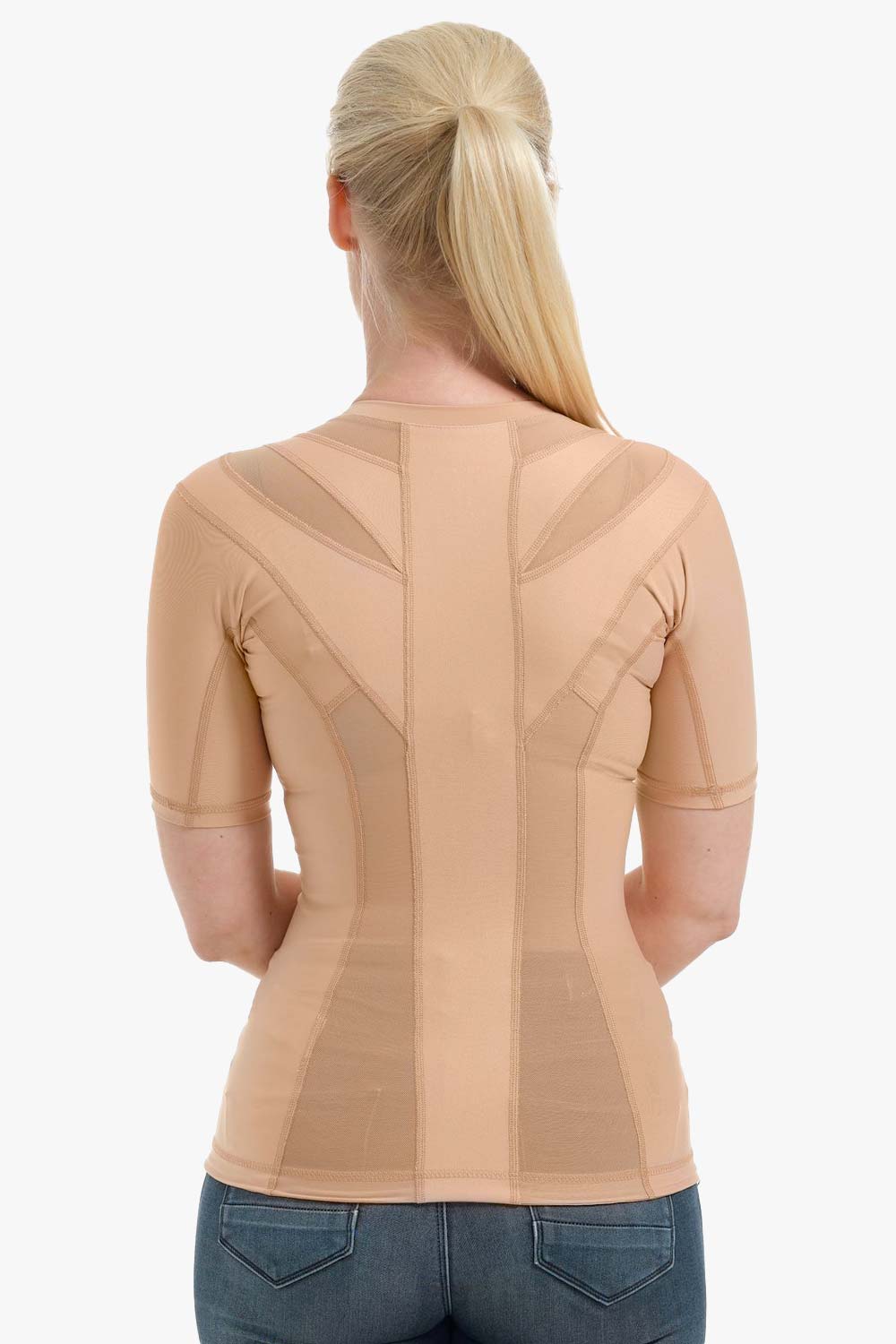 DEMO | Women's Posture Shirt™ Zipper - Nude